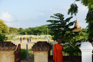 Football amongst the temples